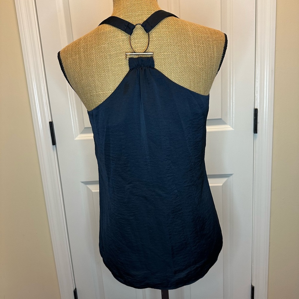 Ivanka Trump Navy Halter Top size XS